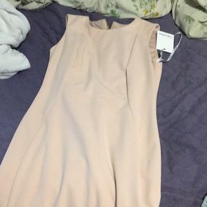 Midi blush Calvin Klein work dress